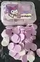 Jabon En Petalos Morados Caja Cuadrada