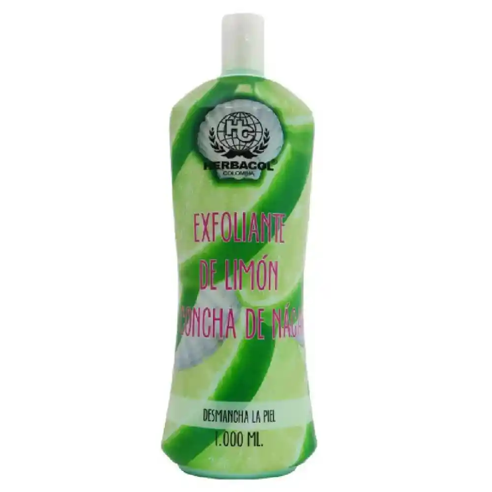 Herbacol Exfoliante De Limon Concha Nacar 1000ml