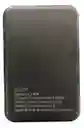 Power Bank Carga De 1 A 2 Veces Tu Celll -negro Batería Portátil 5000mah 2.1a Ultra Mini + Cable