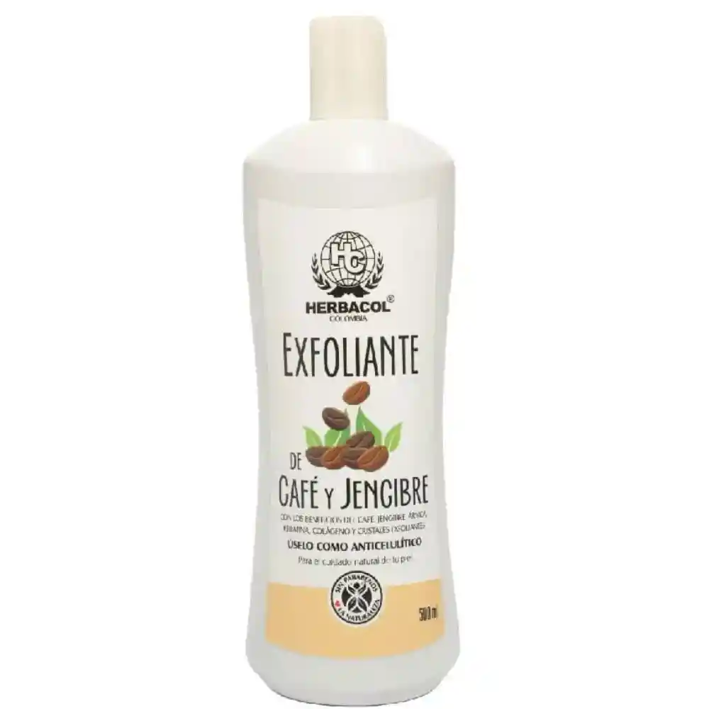 Herbacol Exfoliante Cafe Y Jengibre 500 Ml