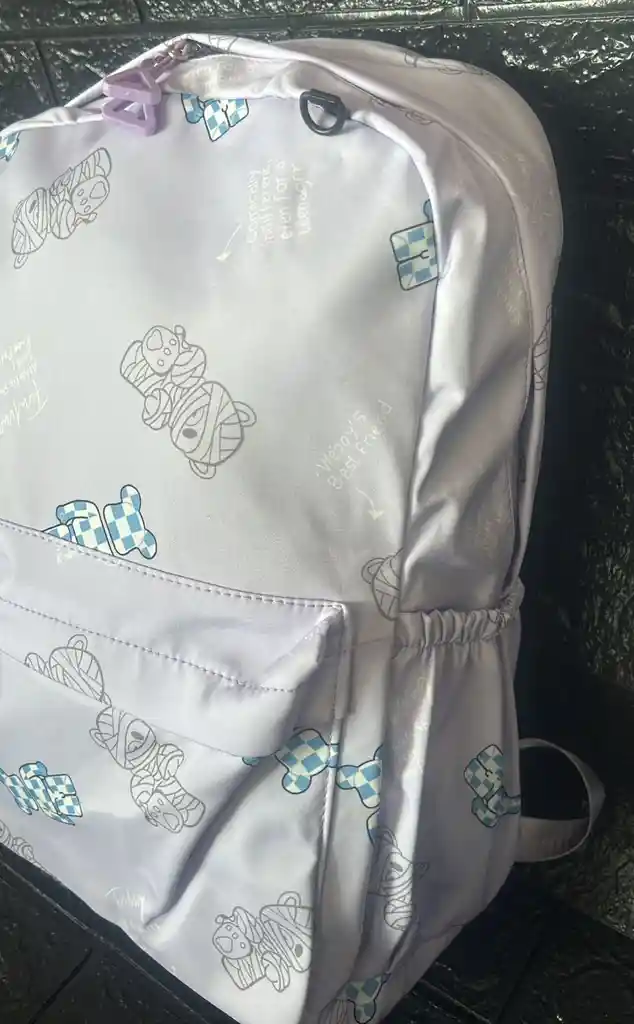 Maletin Dama O Niña Doble Compartimiento Estampado + Cartuchera