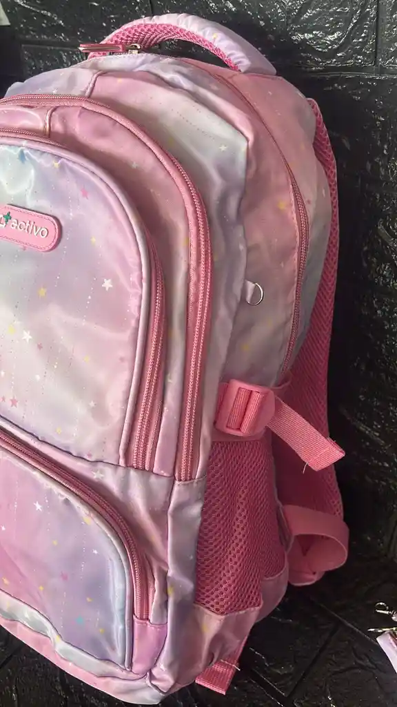 Maletin Dama O Niña Tres Compartimientos Estampado + Cartuchera