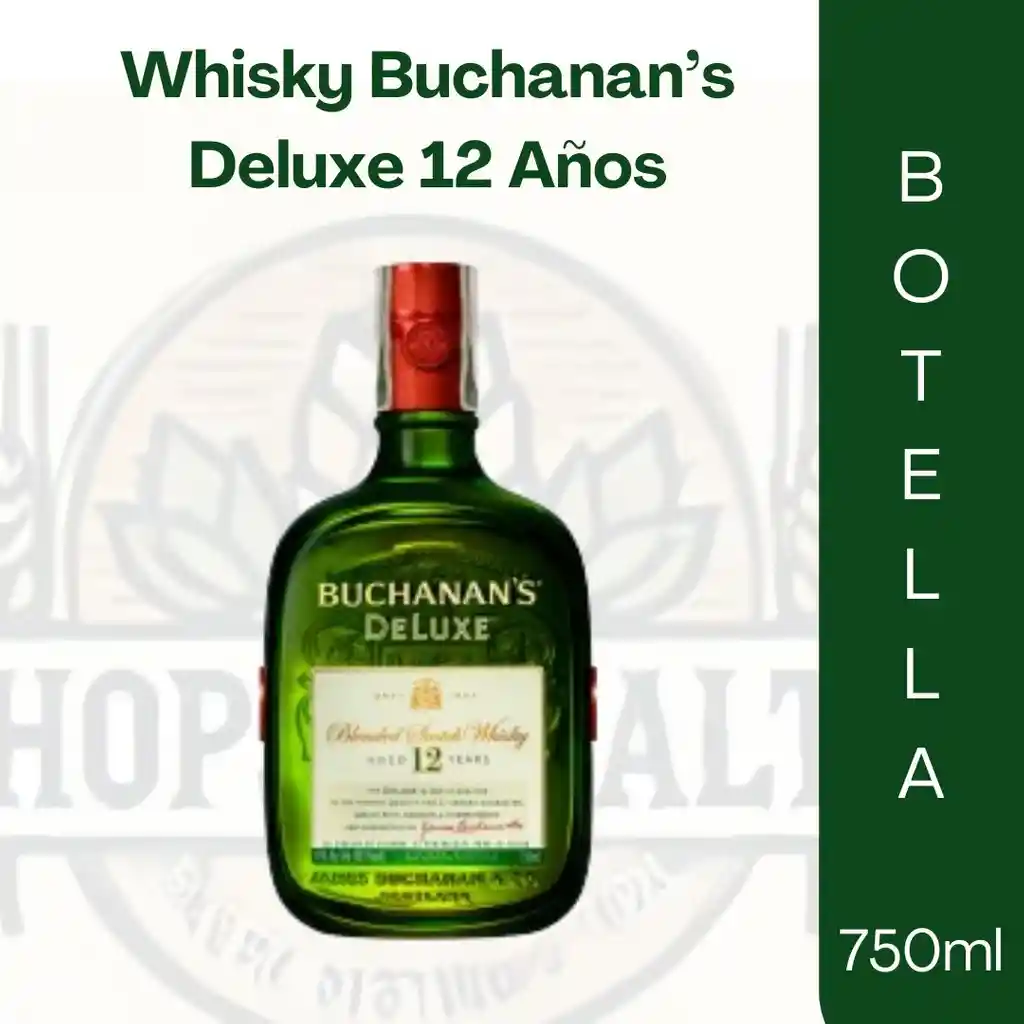 Buchanan's Deluxe 12 Años 750ml