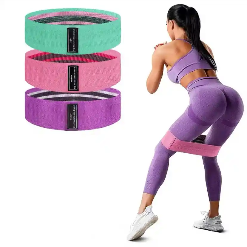 Kit 3 Bandas Ligas Para Hacer Ejercicio Resistencia Piernas