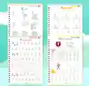 Set X4 Cuadernos Mágicos Mejora De Caligrafía Montessori