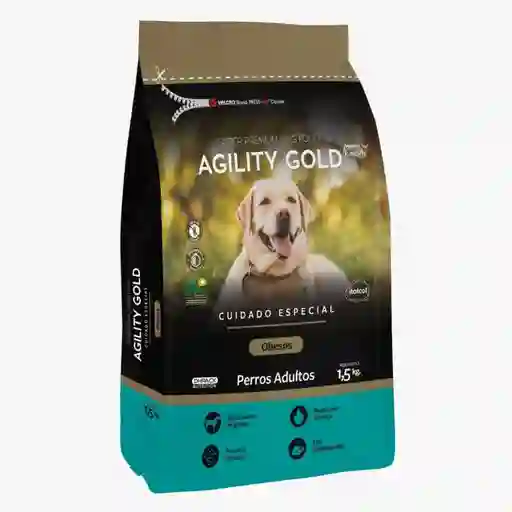 Concentrado Agility Gold Obesos Cuidado Especial Perros Adultos 1.5 Kg - Italcol
