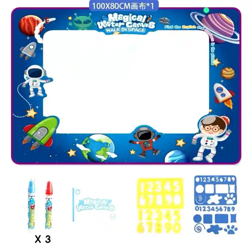 Tapete De Agua: Juguete Educativo Creativo Para Niños Peque