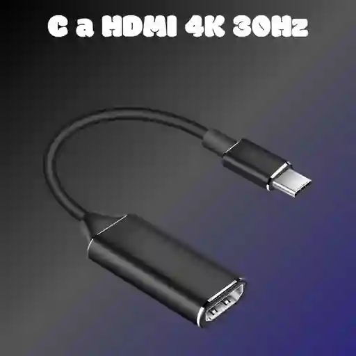 Cable Convertidor Tipo C A Hdmi 4k 30hz