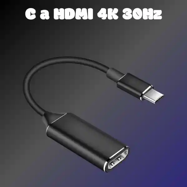 Cable Convertidor Tipo C A Hdmi 4k 30hz