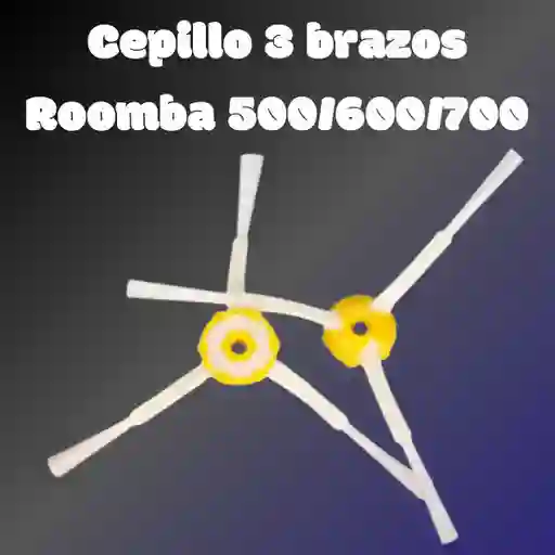 Cepillo 3 Brazos Genérico Para Aspiradora Robot