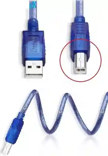 Cable De Datos Para Impresora 3mts Oxigenado Con Filtro