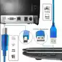 Cable De Datos Para Impresora 3mts Oxigenado Con Filtro