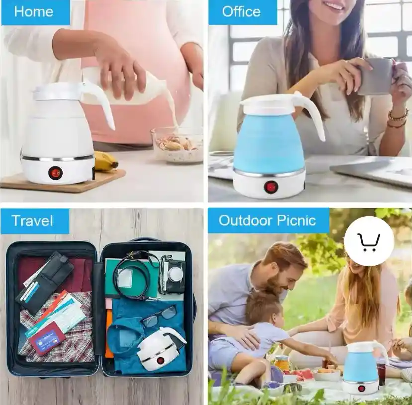 Hervidor De Agua Eléctrico Plegable Portable Hervidor De Liquido