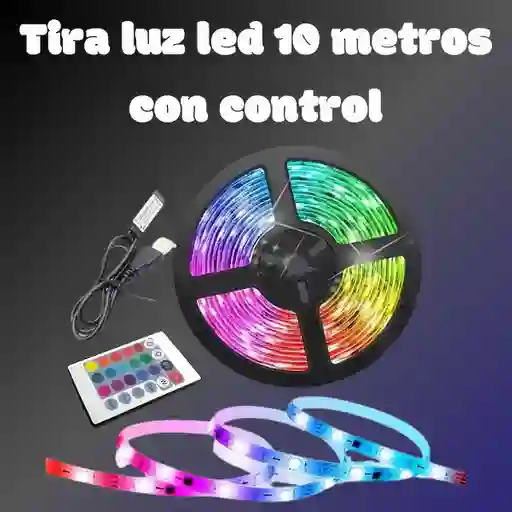 Tira De Luces Con Control 10 Metros