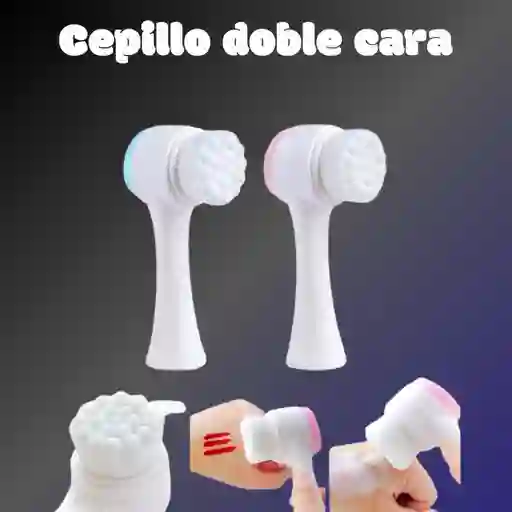 Cepillo Facial De Gel De Sílice, Limpiador Facial De Doble Cara