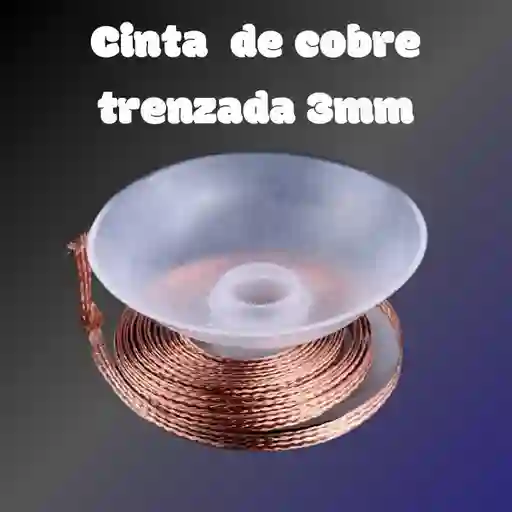 Cinta Trenzada De Cobre Para Desoldar El Estaño 3mm