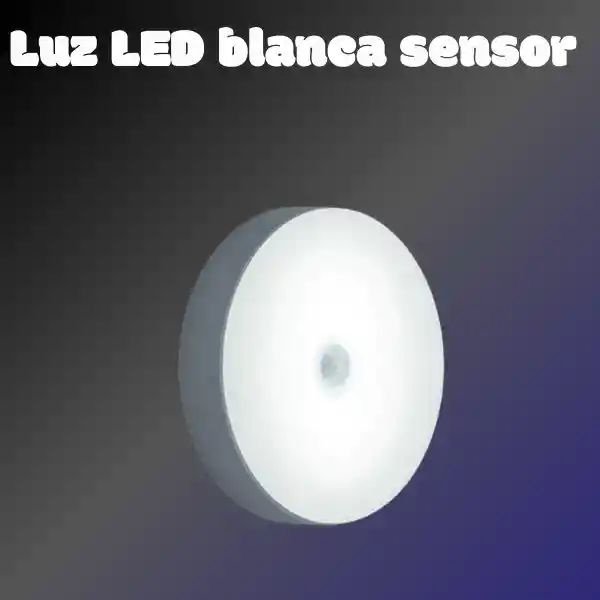 Luz Led Nocturna Inalámbrica Con Sensor De Movimiento (1und)