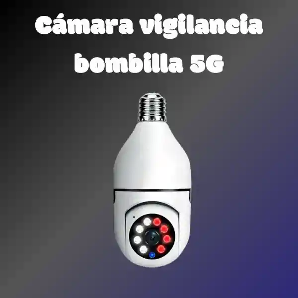 Cámara De Vigilancia E27 Con Bombilla 5g