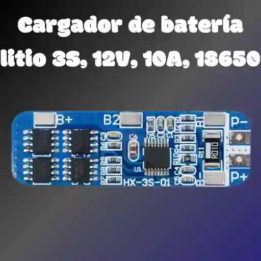 Cargador De Batería De Litio 3s, 12v, 10a