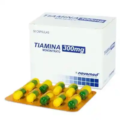 Tiamina 300mg Mononitrato Blister X 10 Capsulas