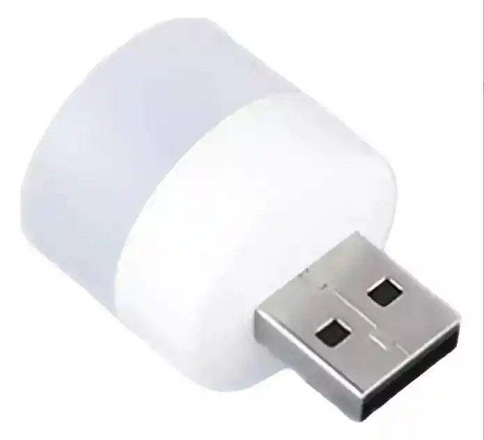 Mini Lámpara Luz Led Usb Bombillo Luz Blanca