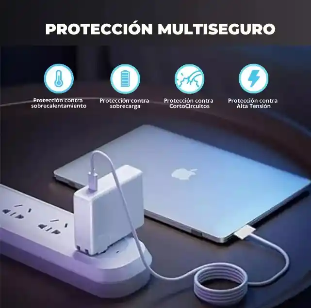 Cargador Para Macbook Air 11 A1370 A1237 45w