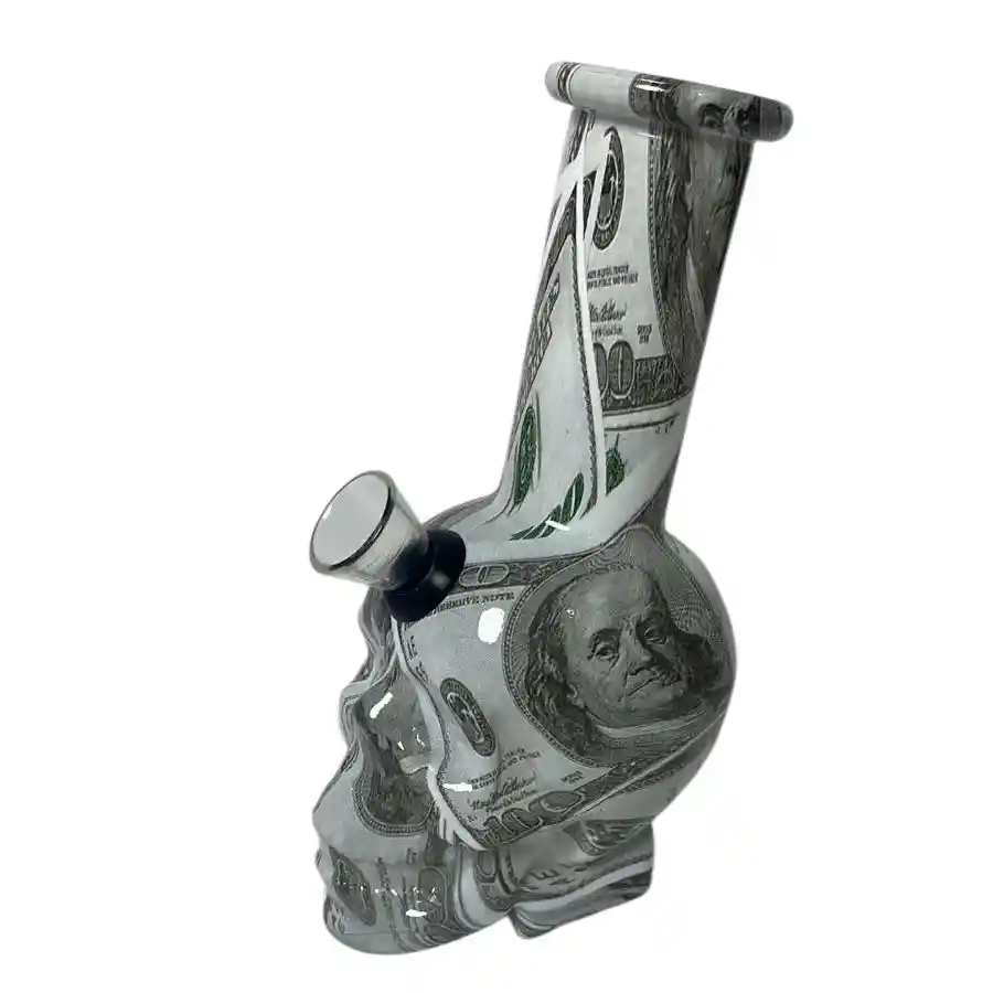 Bong De Vidrio En Forma De Calavera