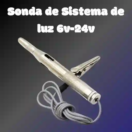 Sonda De Sistema De Luz, Probador De Circuito 6v, 12v, 24v