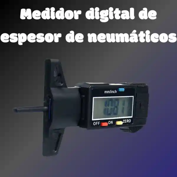 Medidor Digital De Espesor De Desgaste De Neumáticos De Coche Seguro
