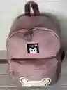 Maletin Escolar Dama 2 Bolsillos Pequeño Lila / Bolso