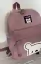 Maletin Escolar Dama 2 Bolsillos Pequeño Lila / Bolso