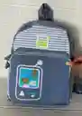 Maletin Escolar Niño 2 Bolsillos Pequeño Azul / Bolso