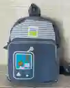 Maletin Escolar Niño 2 Bolsillos Pequeño Azul / Bolso