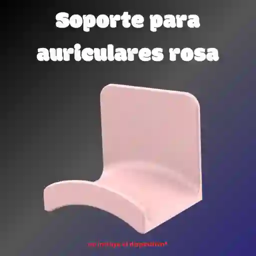 Soporte Universal Para Colgar Auriculares Rosado