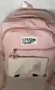 Maletin Escolar Dama O Niña 4 Bolsillos Grande Rosado + Monedero / Bolso