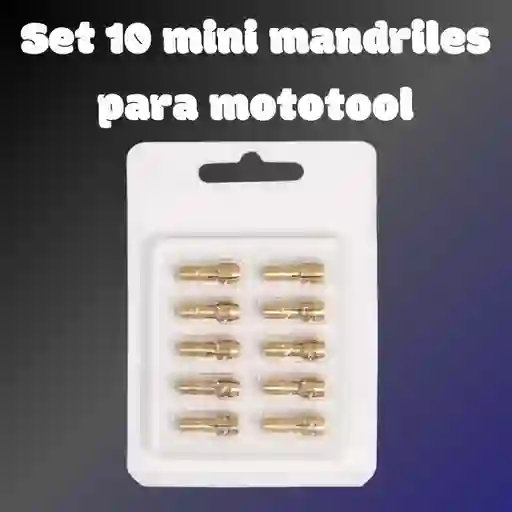 Juego De Mini Mandriles De Taladro, 10 Unids/set