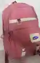 Maletin Escolar Dama O Niña 3 Bolsillos Grande Rosado + Monedero / Bolso