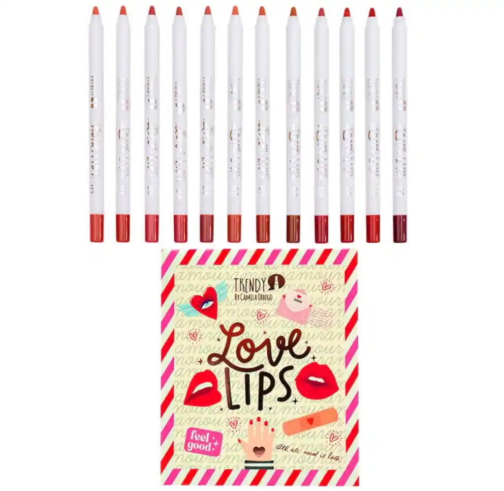Lapiz Love Lips Trendy - Tono 12