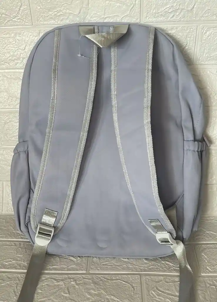 Maletin Escolar Dama O Niña 3 Bolsillos Grande Azul / Bolso