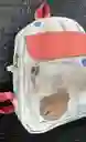 Maletin Escolar Dama O Niña 3 Bolsillos Pequeño Naranja / Bolso