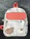 Maletin Escolar Dama O Niña 3 Bolsillos Pequeño Naranja / Bolso