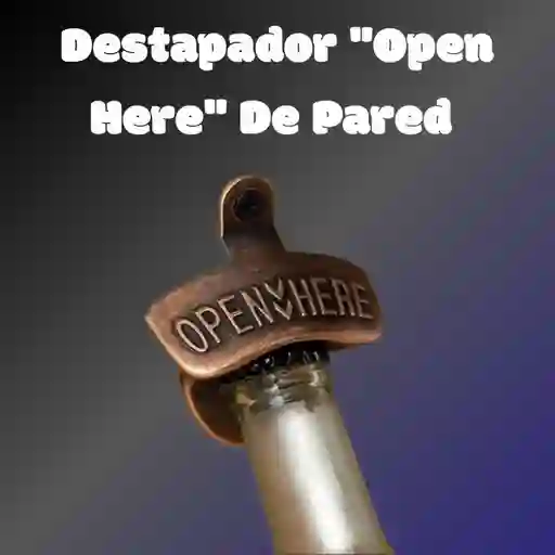 Destapador (con Letrero) De Pared