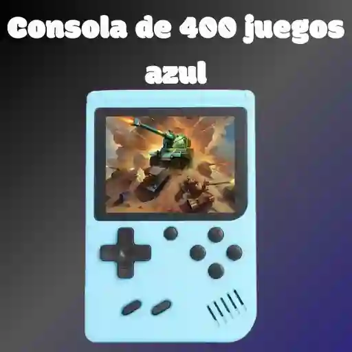 Consola De Juegos Azul Con 400 Juegos
