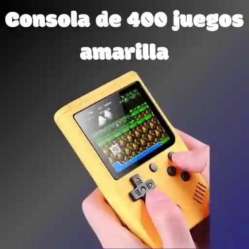 Consola De Juegos Clásicos Retro Amarillo De Mano