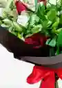 Ramo De Astromelias Y Rosas Rojas