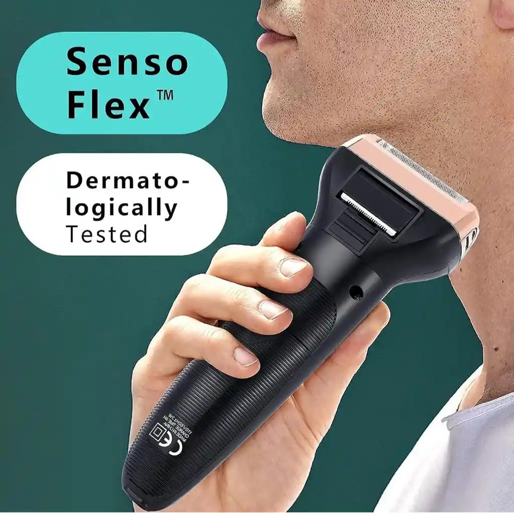 Maquina De Afeitar 3 En 1 Recargable Geemy Afeitadora/pelo/nariz