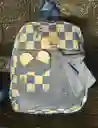 Maletin Escolar Dama O Niña 2 Bolsillos Pequeño Azul / Bolso