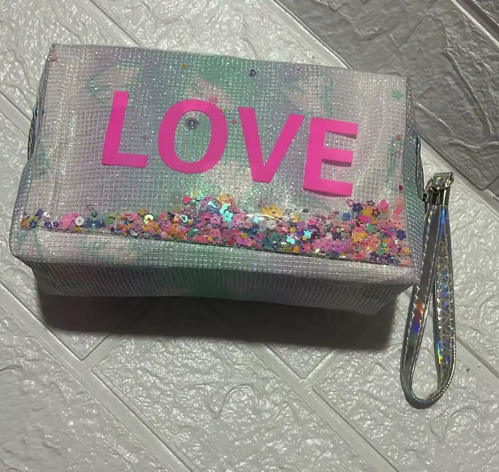 Cosmetiquera Cuadrada Love
