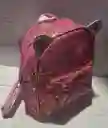 Maletin 2 Bolsillos Niña Con Orejas Rosado