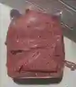 Maletin 2 Bolsillos Niña Con Orejas Rosado